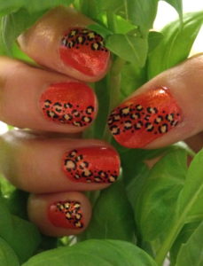 leopard nails