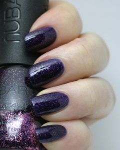 nubar purple glitter swatch