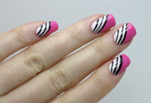 wah nails stripes