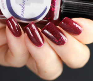 Cadillacquer Glowing Christmas swatch